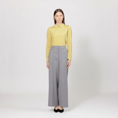 【Ｌａ　ｍａｇｌｉａ】　シャツカラー　ニットプルオーバー（Ｍ５Ｎ２４４５１＿＿）