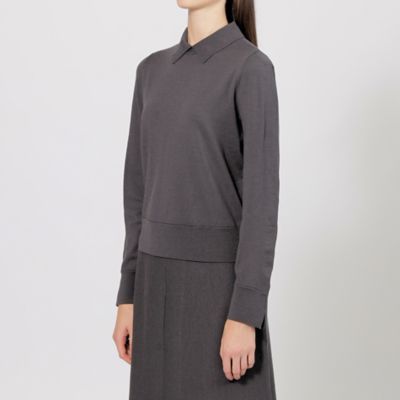【Ｌａ　ｍａｇｌｉａ】　シャツカラー　ニットプルオーバー（Ｍ５Ｎ２４４５１＿＿）
