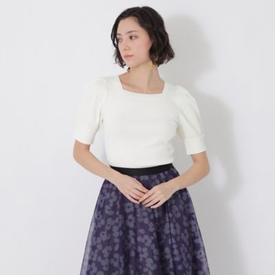 ＜EPOCA (Women)＞【Ｌａ　ｍａｇｌｉａ】ボリュームスリーブ　ニットプルオーバー（Ｍ５Ｎ２６１０２＿＿）