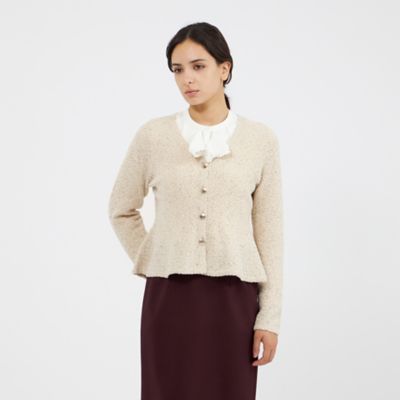 ＜EPOCA (Women)＞ラメノットヤーン　ニットカーディガン（Ｍ５Ｎ３６６４２＿＿）