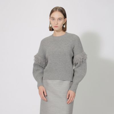 エポカ　La maglia dueニットショートジレ La maglia due】ラメニットプルオーバー(トップス)｜EPOCA