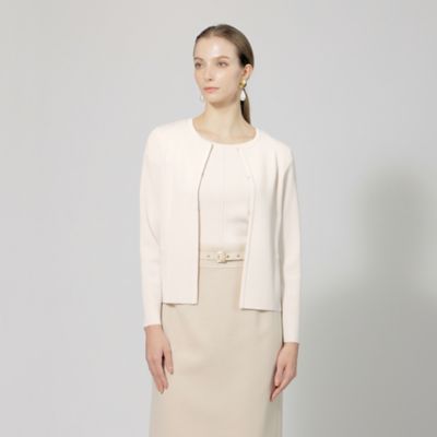 ＜EPOCA (Women)＞レーヨンナイロンストレッチ　ニットカーディガン（Ｍ５Ｎ３７３９３＿＿）