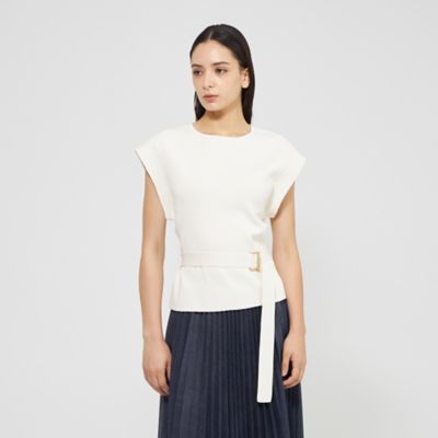 ＜EPOCA (Women)＞Ｌａ　ｍａｇｌｉａ　ｅｓｔａｔｅ　フレンチスリーブニット（Ｍ５Ｎ３７５５７＿＿）