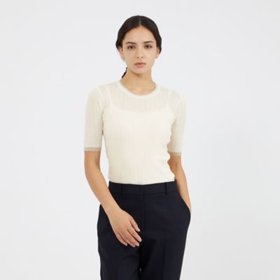 ＜EPOCA (Women)＞ウールシルク　ニットプルオーバー（Ｍ５Ｎ３８６４５＿＿）