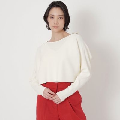 ＜EPOCA (Women)＞レーヨンナイロンストレッチ　ニットプルオーバー（Ｍ５Ｎ３９１６０＿＿）