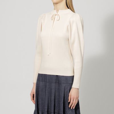 レーヨンストレッチ リブニットプルオーバー（M5N41358＿＿  