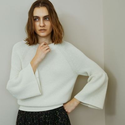 ＜EPOCA (Women)＞フレアスリーブラメニット（Ｍ５Ｎ４１４８８＿＿）