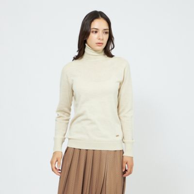 ebure2024AW ライトウールポリエステルタートルネック ライトウールポリエステル タートルネック 4010800694