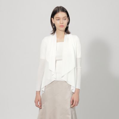 美品 エポカ レーヨンナイロンストレッチ デザインニット