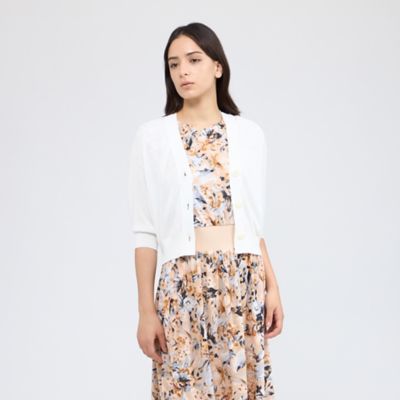 ＜EPOCA (Women)＞コットンファイン　ショートニットカーディガン（Ｍ５Ｎ４５６０４＿＿）