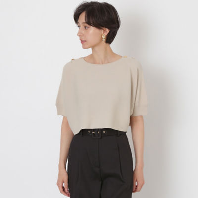 ＜EPOCA (Women)＞レーヨンナイロンストレッチ　ニットプルオーバー（Ｍ５Ｎ４８１６０＿＿）