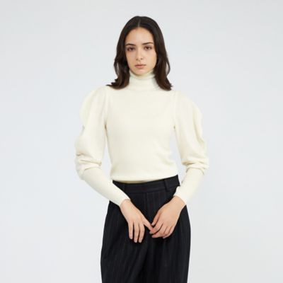 ＜EPOCA (Women)＞【Ｌａ　ｍａｇｌｉａ　ｄｕｅ】　タートルリブニットプルオーバー（Ｍ５Ｎ５３６６６＿＿）