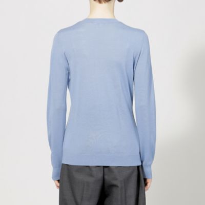 WEB限定】ウォッシャブルウール クルーネックニット