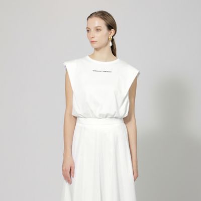 ＜EPOCA (Women)＞コットンジャージーコンビ　ロゴＴシャツ（Ｍ５Ｐ０３３７４＿＿）