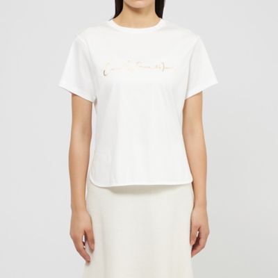 フォイルロゴ Tシャツ（M5P12533＿＿） | EPOCA (Women
