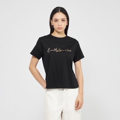 フォイルロゴ Tシャツ（M5P12533＿＿） | EPOCA (Women