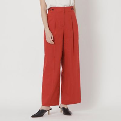＜EPOCA (Women)＞＊Ｐｒｅｃｉｏｕｓ　２０２３年５月号掲載＊ナチュラルストレッチクロス　ワイドパンツ（Ｍ５Ｒ０２１２０＿＿）