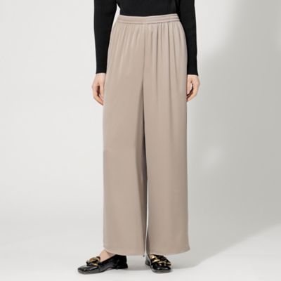 ＜EPOCA (Women)＞サテンワイドパンツ（Ｍ５Ｒ０７３４３＿＿）