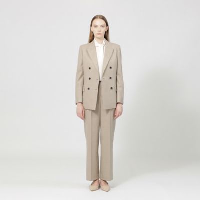【ＶＥＲＹ　ＮａＶＹ２０２４年１２月号掲載】ストレッチウールフラノ　ワイドストレートパンツ（Ｍ５Ｒ０８４７５＿＿）