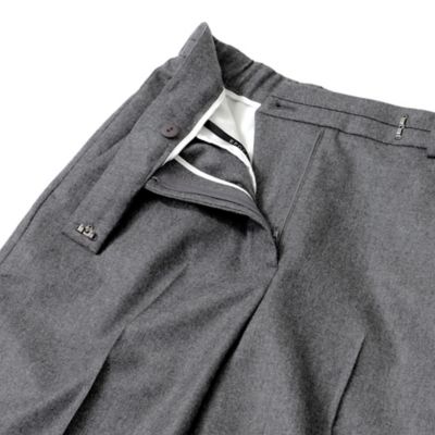 【ＶＥＲＹ　ＮａＶＹ２０２４年１２月号掲載】ストレッチウールフラノ　ワイドストレートパンツ（Ｍ５Ｒ０８４７５＿＿）