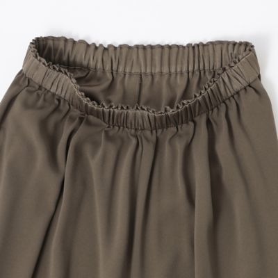 バックサテンジョーゼット　イージーワイドパンツ（Ｍ５Ｒ１２３９７＿＿）