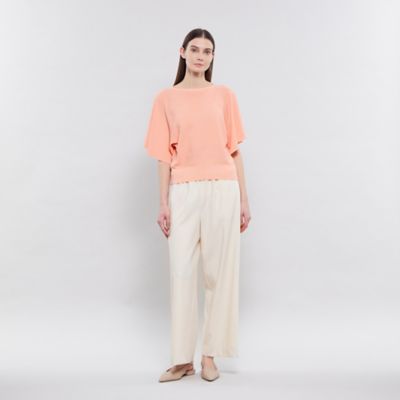 ライトストレッチ ワイドストレートパンツ