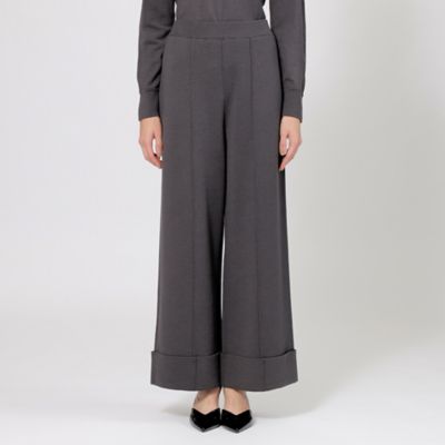 【Ｌａ　ｍａｇｌｉａ】　ニットワイドパンツ（Ｍ５Ｒ１５４５１＿＿）