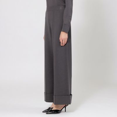 【Ｌａ　ｍａｇｌｉａ】　ニットワイドパンツ（Ｍ５Ｒ１５４５１＿＿）