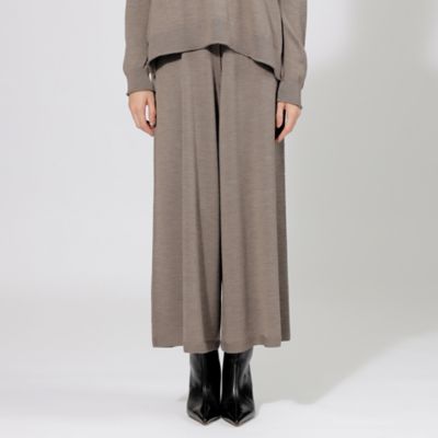 EPOCA ニットパンツ EPOCA DI BASE】 スーパーファインウール ニット