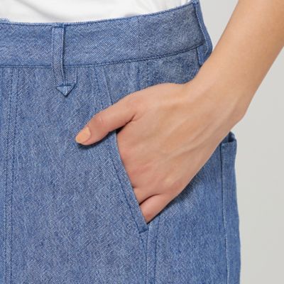 【ＶＥＲＹ　ＮａＶＹ２０２５年６月号掲載】リネンコットンデニム　ワイドクロップドパンツ（Ｍ５Ｒ２０５６０＿＿）