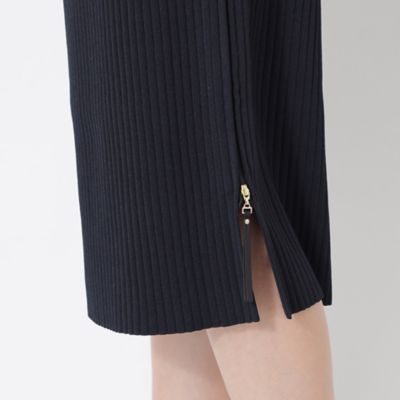 【Ｌａ　ｍａｇｌｉａ】サイドジップ　ニットタイトスカート（Ｍ５Ｓ０１１０２＿＿）