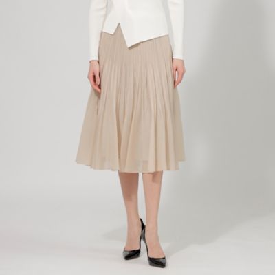＜EPOCA (Women)＞シアークロス　プリーツスカート（Ｍ５Ｓ０３３０２＿＿）