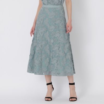 ＜EPOCA (Women)＞エンブロイダリーフラワーレース　フレアスカート（Ｍ５Ｓ１５１４４＿＿）