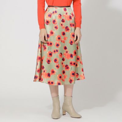 ＜EPOCA (Women)＞アブストラクトフラワープリントスカート（Ｍ５Ｓ１７２４４＿＿）