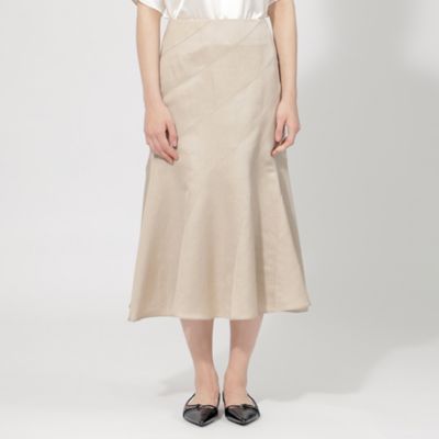 【ＥＰＯＣＡ　ＤＩ　ＢＡＳＥ】　リネンクロス　エスカルゴスカート　《ＷＥＢ＆一部店舗限定》（Ｍ５Ｓ１７３５０＿＿）