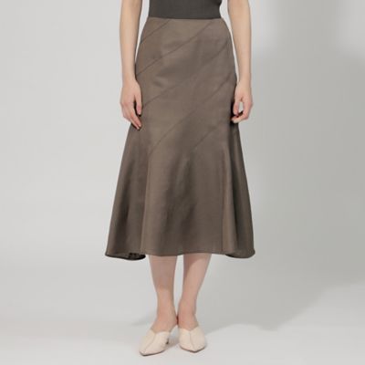 ＜EPOCA (Women)＞【ＥＰＯＣＡ　ＤＩ　ＢＡＳＥ】　リネンクロス　エスカルゴスカート　《ＷＥＢ＆一部店舗限定》（Ｍ５Ｓ１７３５０＿＿）