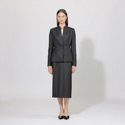 【ＥＰＯＣＡ　ＤＩ　ＢＡＳＥ】　コンパクトウールフラノ　タイトスカート　　《ＷＥＢ＆一部店舗限定》（Ｍ５Ｓ１８４５９＿＿）