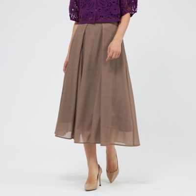 ＜EPOCA (Women)＞ウールボイル　タックスカート（Ｍ５Ｓ２４６１５＿＿）