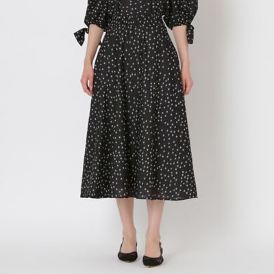 ＜EPOCA (Women)＞ドットジャカード　フレアスカート（Ｍ５Ｓ２５１６５＿＿）