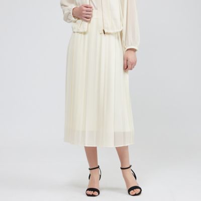 ＜EPOCA (Women)＞カラミメッシュ　プリーツラップスカート（Ｍ５Ｓ２７５４２＿＿）