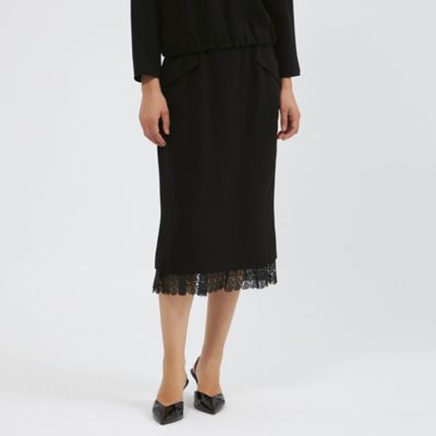 ＜EPOCA (Women)＞トリアセダブルクロス　セミタイトスカート（Ｍ５Ｓ２８６２８＿＿）