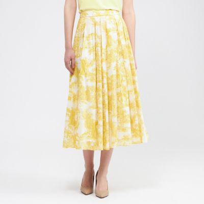 ＜EPOCA (Women)＞トワルドジュイプリント　タックフレアスカート（Ｍ５Ｓ２９５４９＿＿）