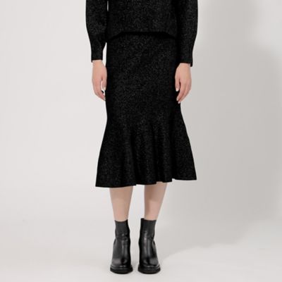 ＜EPOCA (Women)＞ラメストレッチ　ニットスカート（Ｍ５Ｓ３１２９２＿＿）