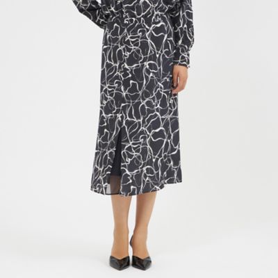 Admiral 星と月プリント スカート 星座モチーフプリントフレアスカート[品番：MKSW0062486