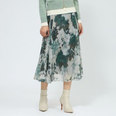 ＜EPOCA (Women)＞ニュアンスフラワープリント　フレアスカート（Ｍ５Ｓ３６６５１＿＿）