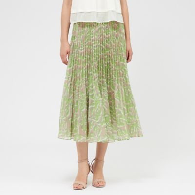 ＜EPOCA (Women)＞フィオーレシアーオーガンジー　アコーディオンプリーツスカート（Ｍ５Ｓ３８５７２＿＿）