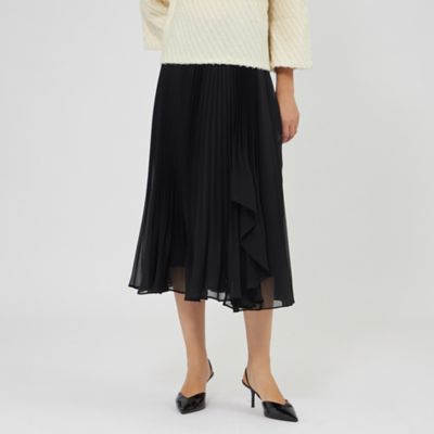 ＜EPOCA (Women)＞アシンメトリープリーツスカート（Ｍ５Ｓ４９６１７＿＿）