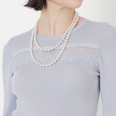 ロングパール　ネックレス（Ｍ５Ｖ０７１１６＿＿）