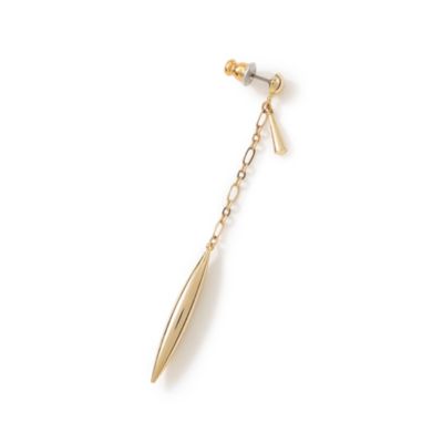 【新品未使用】アンティーク マラカイトのドロップピアス ドロップメタルピアス - ゴールド | ZARA Japan / 日本