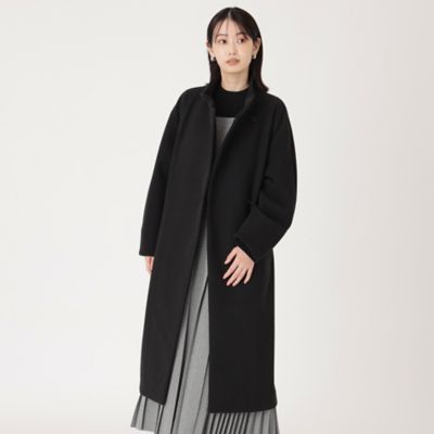 【イチオシ／蓄熱裏地】スタンドカラーロングコート（Ｎ５Ａ０５４４６＿＿）